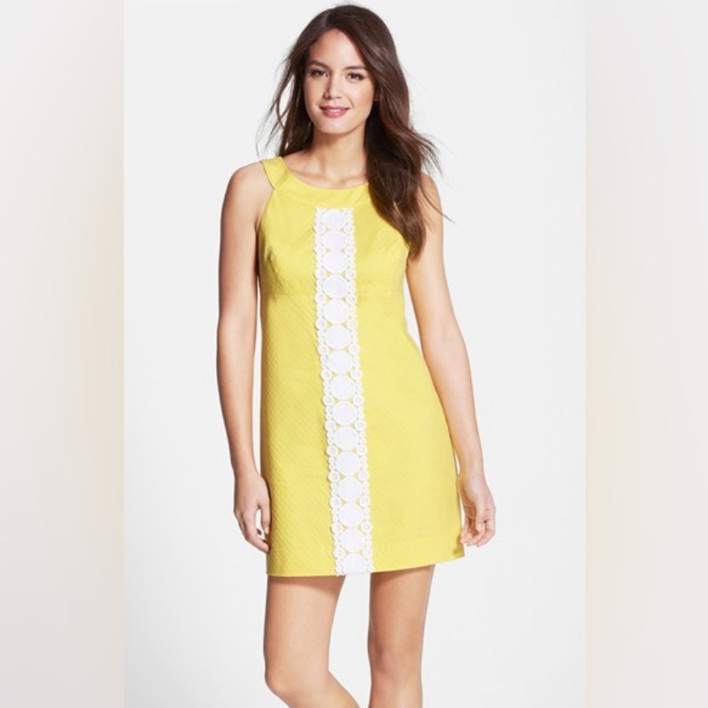 Women’s Yellow Jacqueline Shift Dress